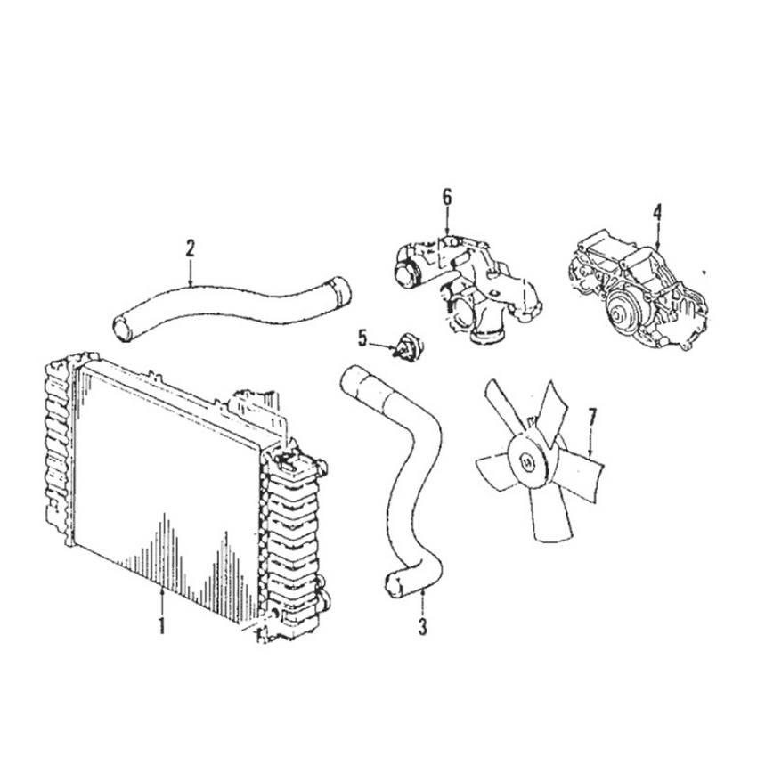 Porsche Engine Water Pump 94410602124